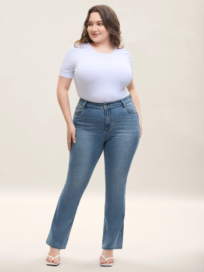 Classic Bootcut Mid-Rise Jeans