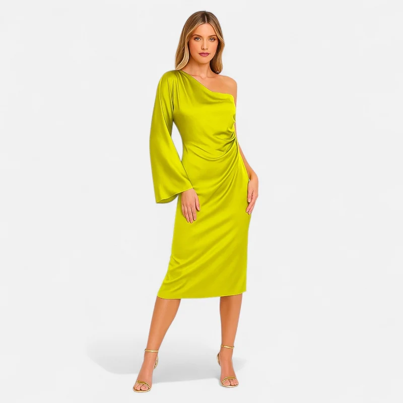 Ancienne Monde | Robe de Soirée Drapée pour Femme