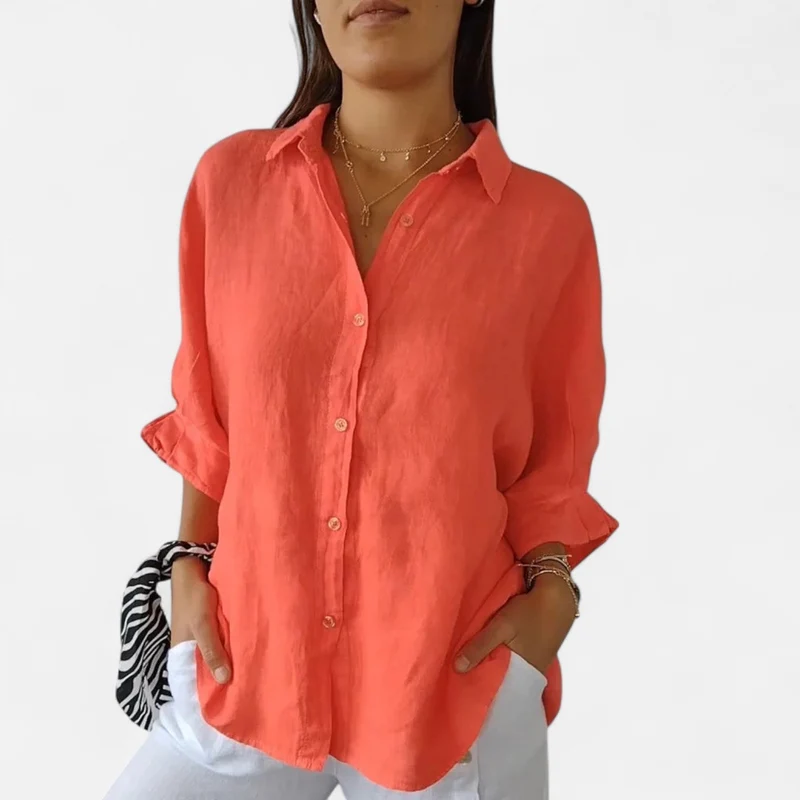 Ancienne Monde | Chemise d’Été en Lin pour Femme