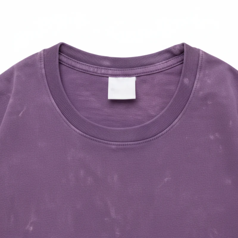 T-shirt Vintage délavé à l'acide en coton épais pour homme et femme coupe oversized