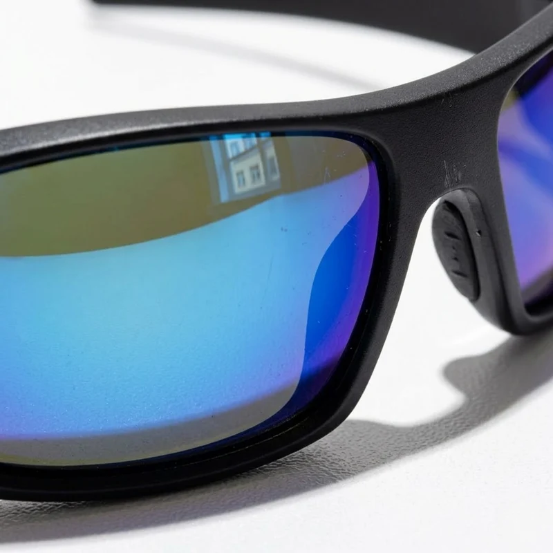 Lunettes de soleil de sport enveloppantes monture polycarbonate protection UV