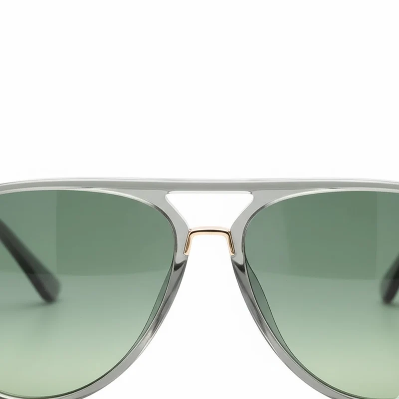 Lunettes de soleil aviateur monture alliage métallique unisexe avec verres teintés