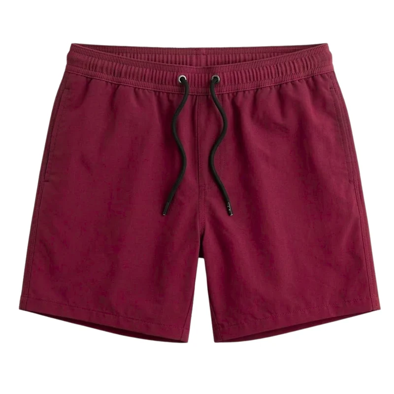Maillot de Bain à Séchage Rapide pour Hommes avec Poches Zippées et Doublure en Filet