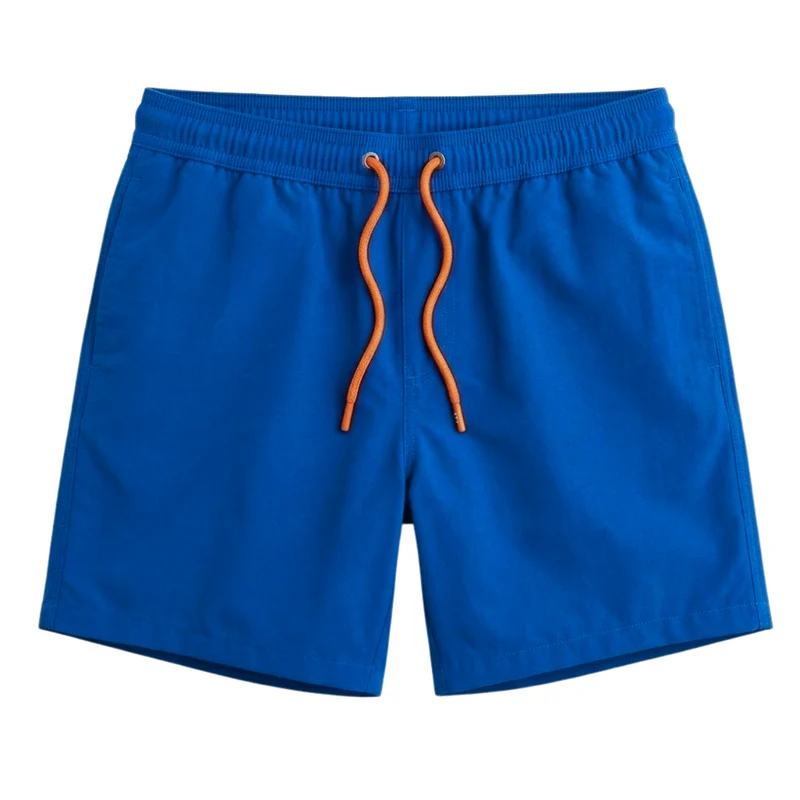 Maillot de Bain à Séchage Rapide pour Hommes avec Poches Zippées et Doublure en Filet