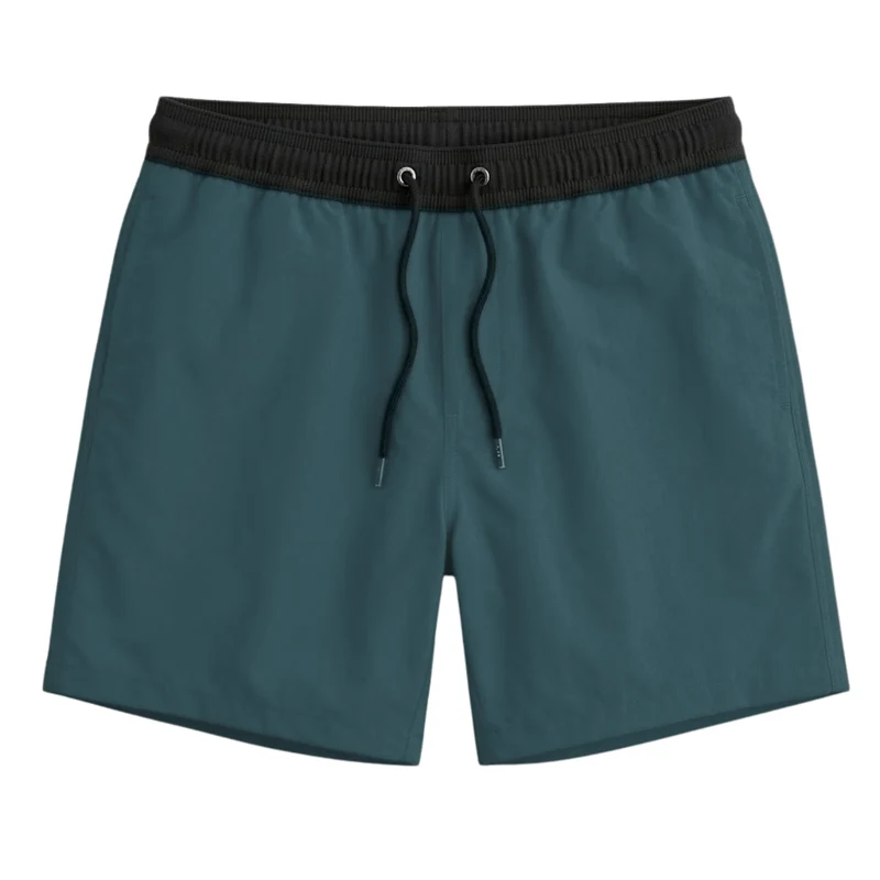 Maillot de Bain à Séchage Rapide pour Hommes avec Poches Zippées et Doublure en Filet