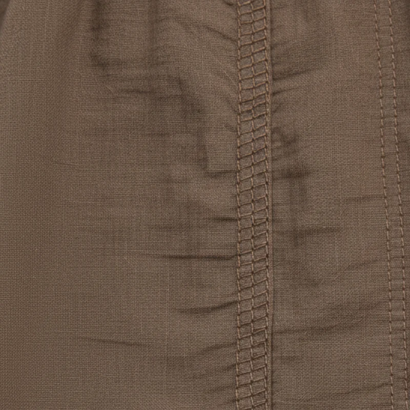 Jupe Maxi Femme en Coton et Lin, Taille Haute Élastique, Coupe Évasée, Longueur Cheville