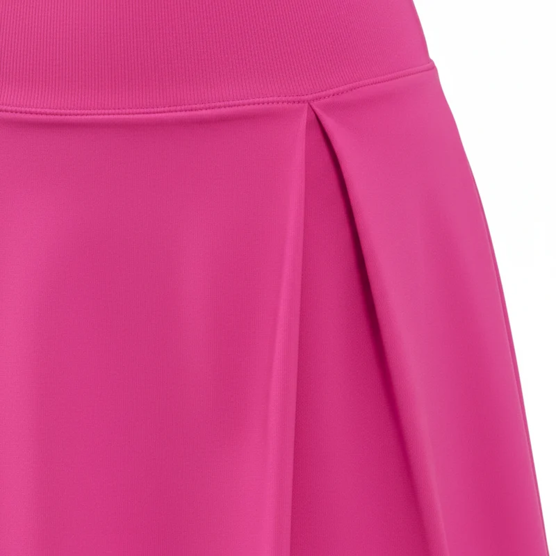 Mini-jupe-short taille haute pour femmes avec short intégré et haute extensibilité