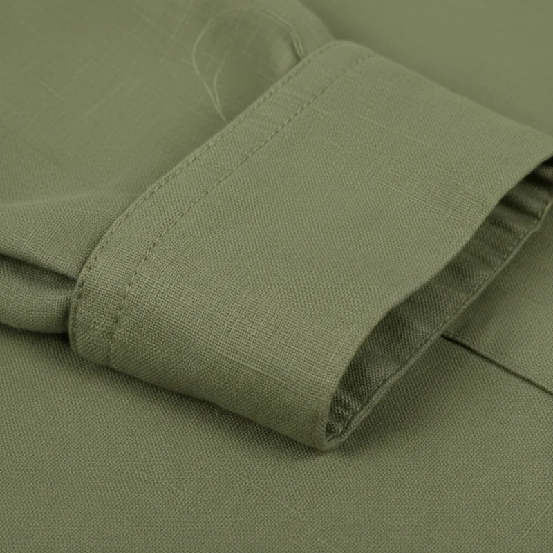 Chemise décontractée ample pour femmes à boutons avec manches trois-quarts et encolure fendue