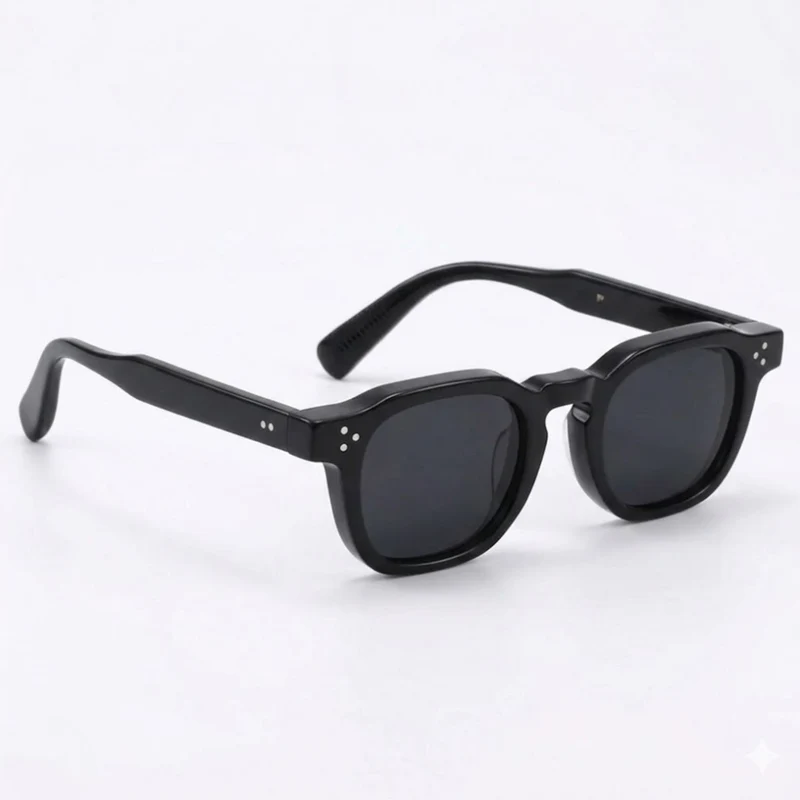 Lunettes de Soleil Rétro Carrées pour Homme et Femme avec Protection UV400
