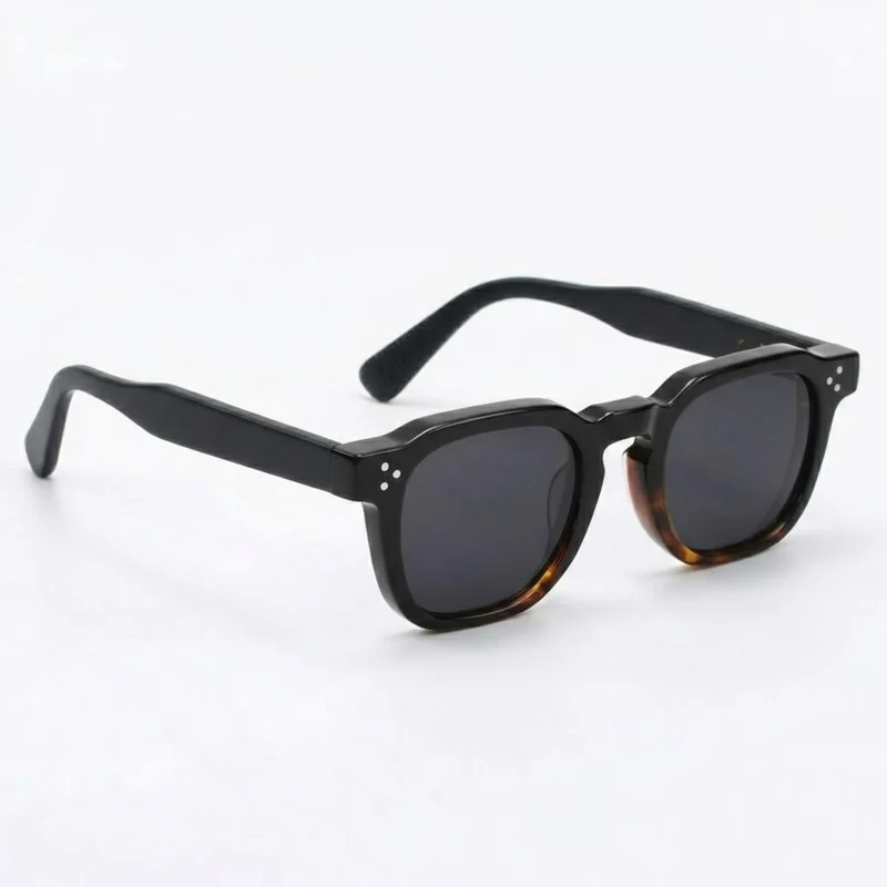 Lunettes de Soleil Rétro Carrées pour Homme et Femme avec Protection UV400
