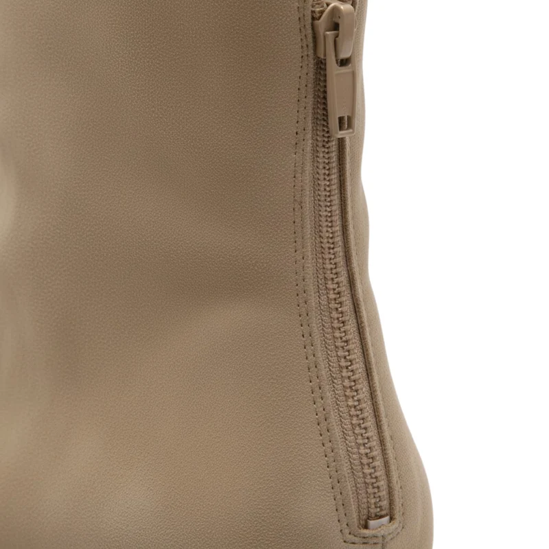 Bottines Femme Élégantes à Talon Haut et Bout Carré
