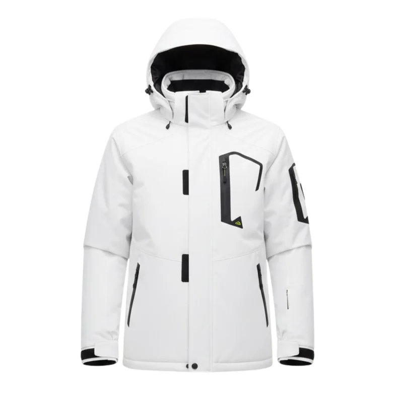 Veste Ski Homme Imperméable et Chaude en Polaire Épaisse
