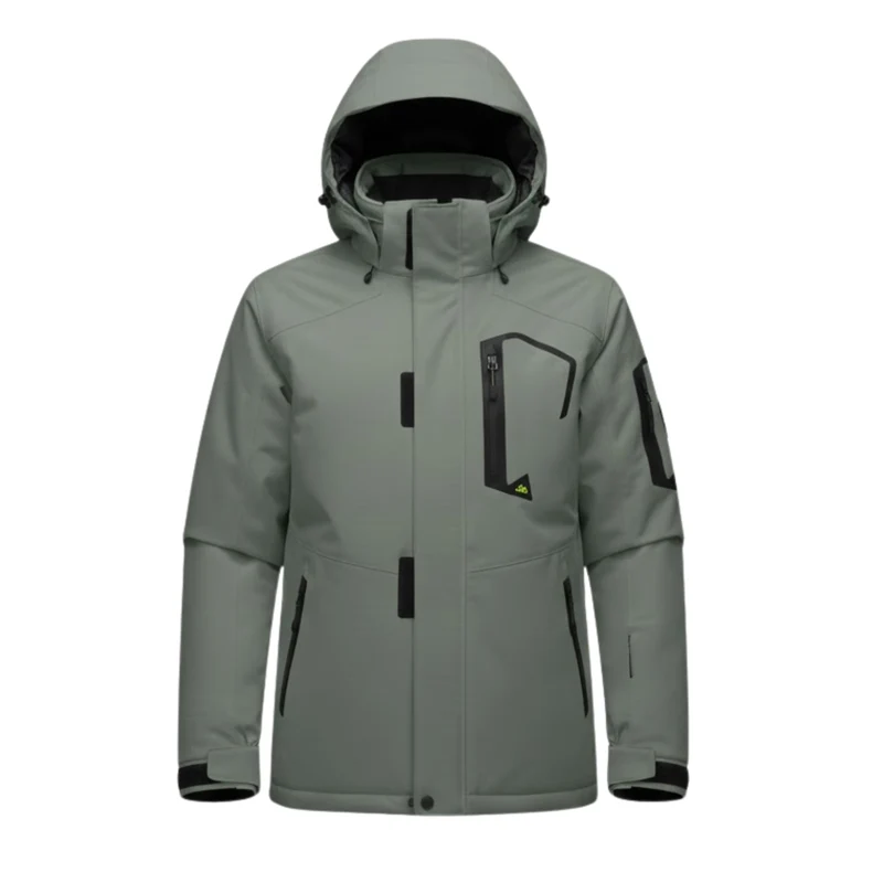 Veste Ski Homme Imperméable et Chaude en Polaire Épaisse
