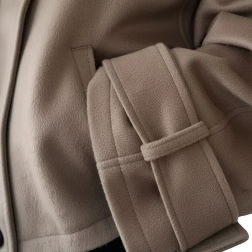 Veste Femme Élégante en Laine à Col Montant