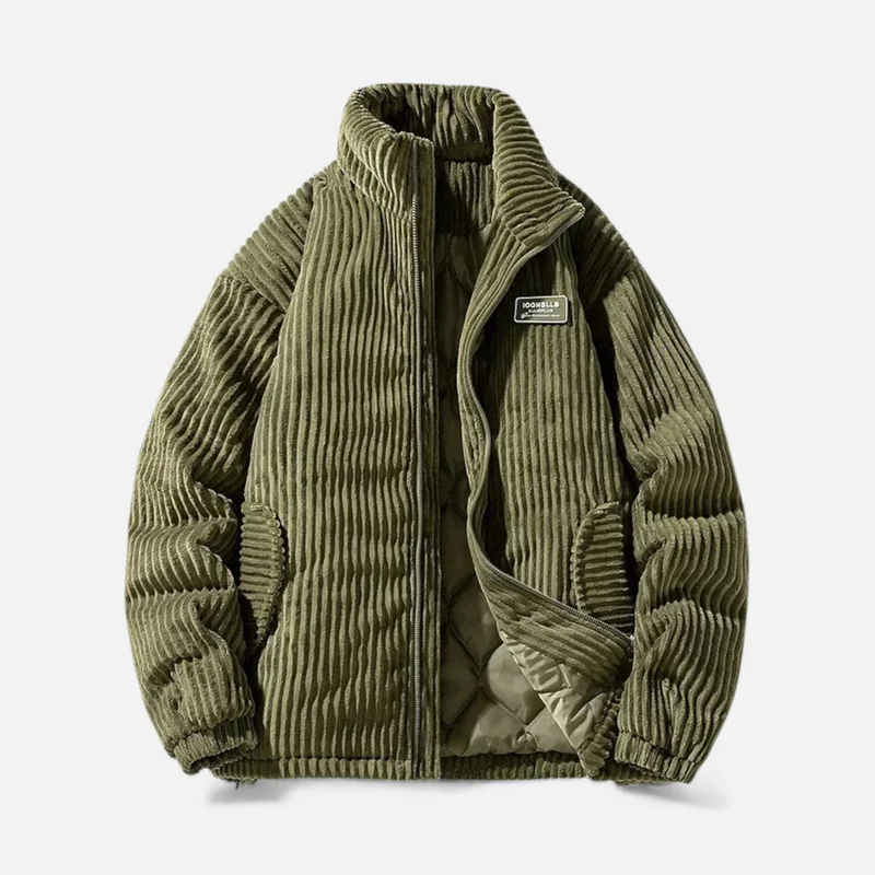 Ancienne Monde | Parka Homme en Velours Côtelé Hiver