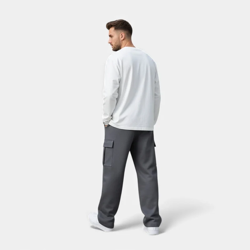 Ancienne Monde | Pantalon Jogger Cargo Homme – Coupe Large Streetwear Décontractée