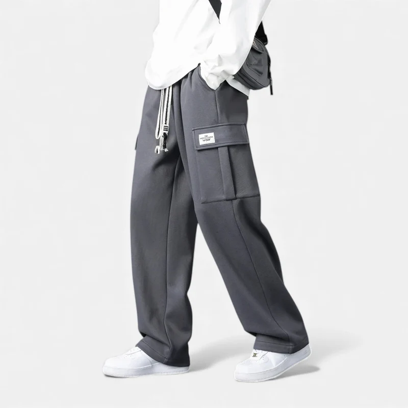 Ancienne Monde | Pantalon Jogger Cargo Homme – Coupe Large Streetwear Décontractée