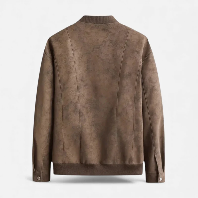 Ancienne Monde | Blouson Homme en Daim Style Bombardier