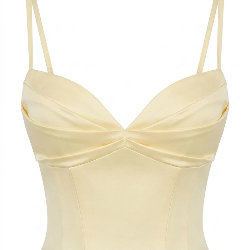 Robe de jour mi-longue — coton extensible et jupe ample à poches