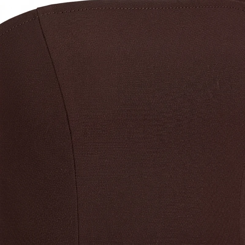 Robe de gala longue — décolleté écharpe et jupe plissée fendue | cérémonie