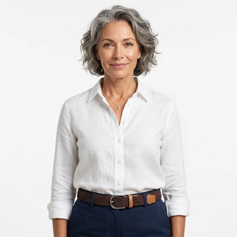 Ceinture tressée homme — finitions en cuir — réglable et décontractée