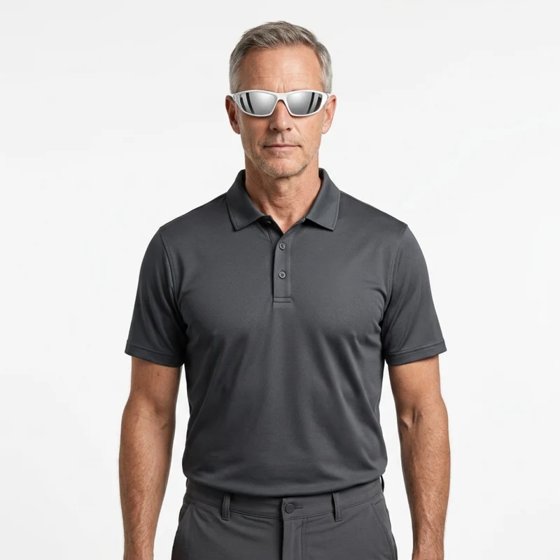 Lunettes de soleil sport polarisées — monture enveloppante — cyclisme et course