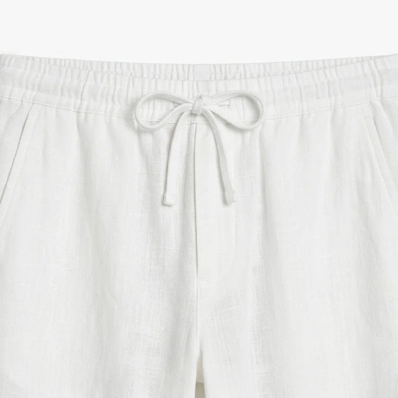 Pantalon large en lin homme — mélange coton — vacances et été