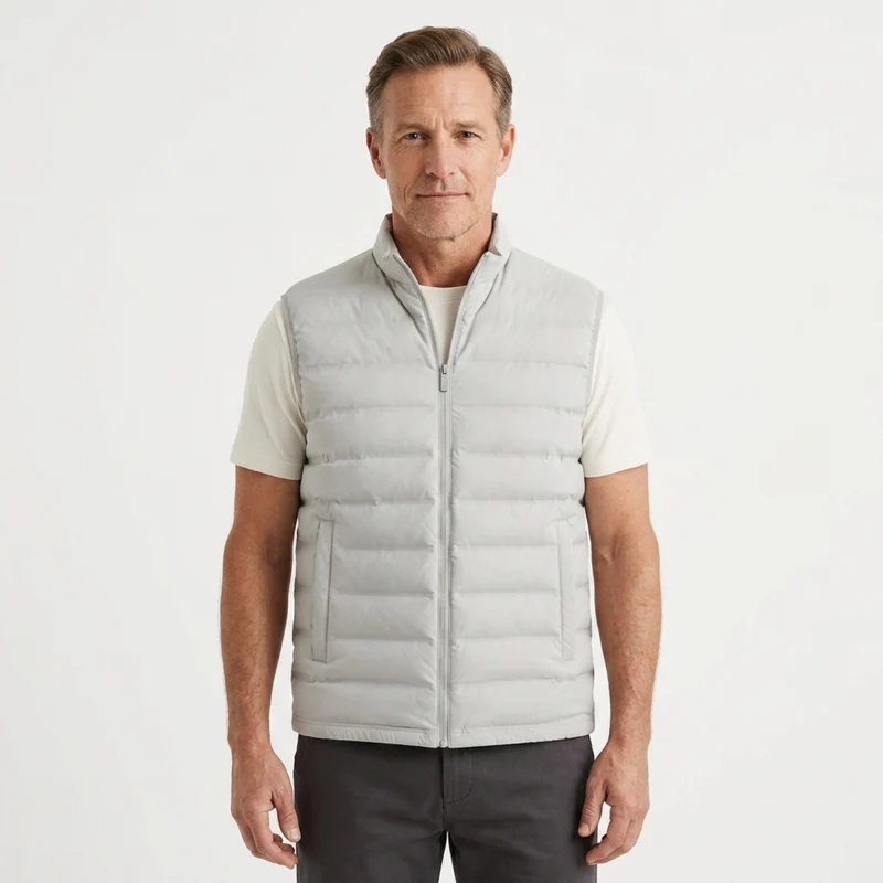 Gilet sans manches homme — coupe ajustée — extérieur et loisirs