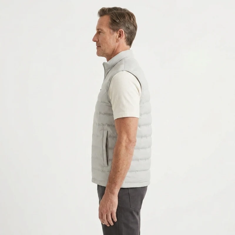 Gilet sans manches homme — coupe ajustée — extérieur et loisirs