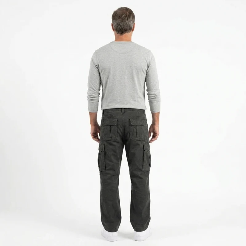 Pantalon cargo homme — coupe décontractée — usage quotidien