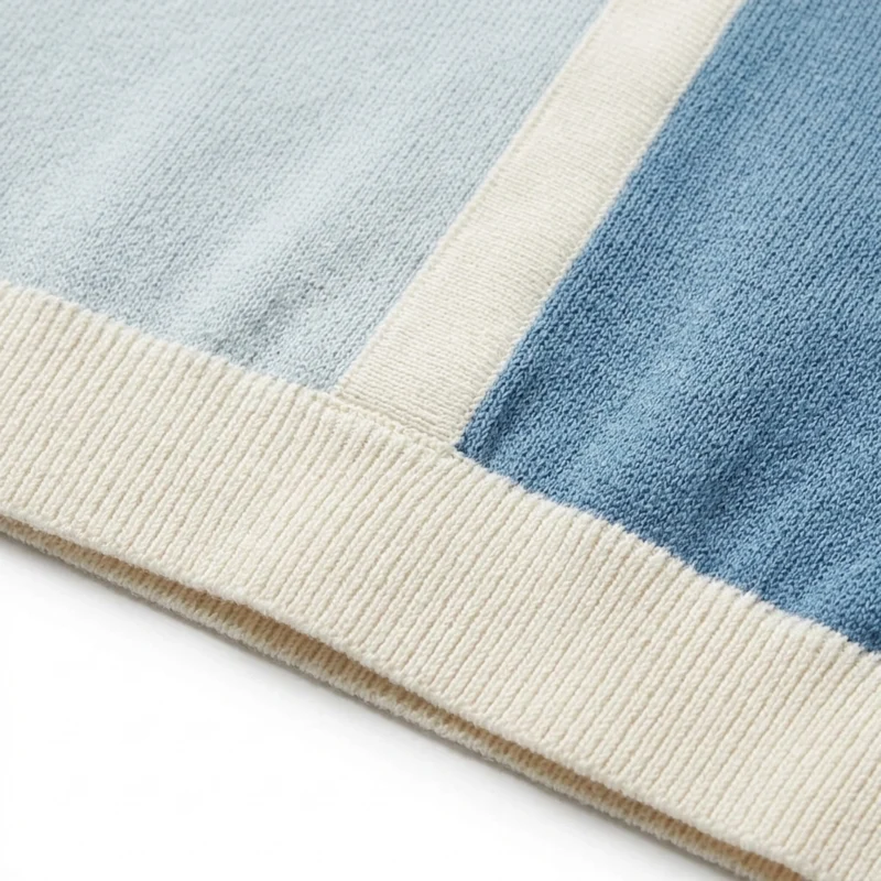Polo en maille pour homme — rayures horizontales — style décontracté