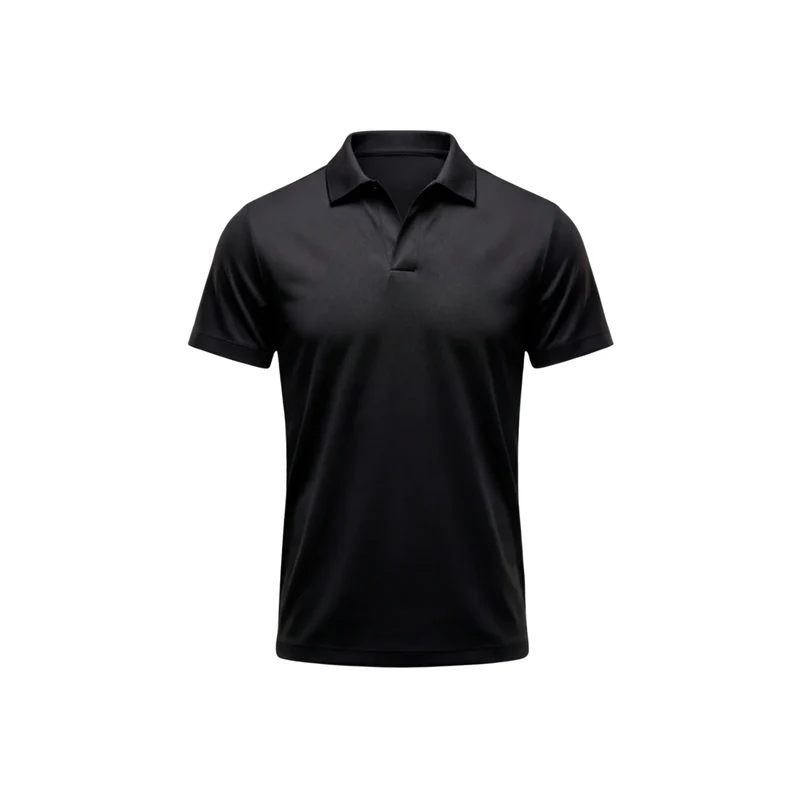 Polo pour homme — tissu technique — coupe ajustée — tenue décontractée