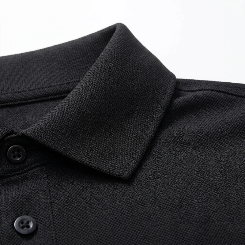 Polo d'été pour hommes — manches courtes et coupe classique — style décontracté