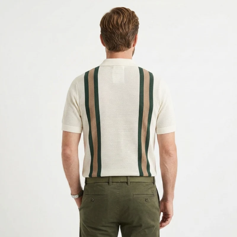 Haut en maille rayé pour homme — vacances