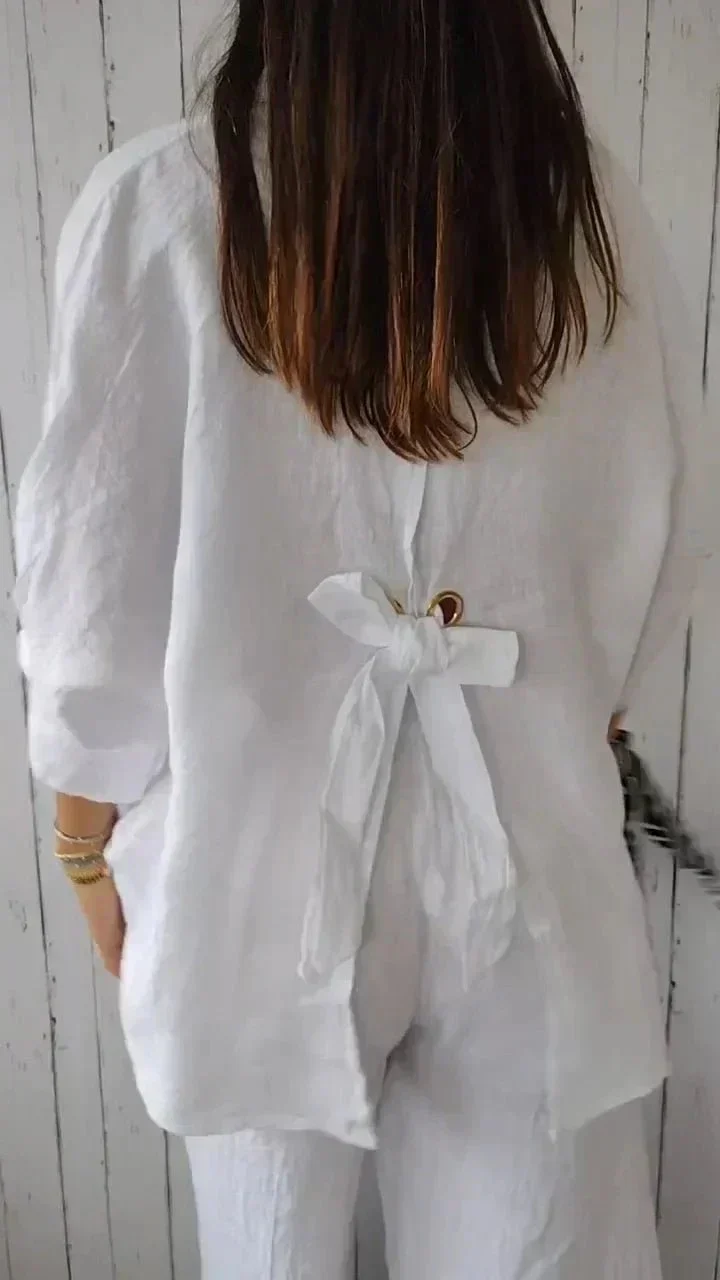 Chemise en Lin et Coton pour Femme