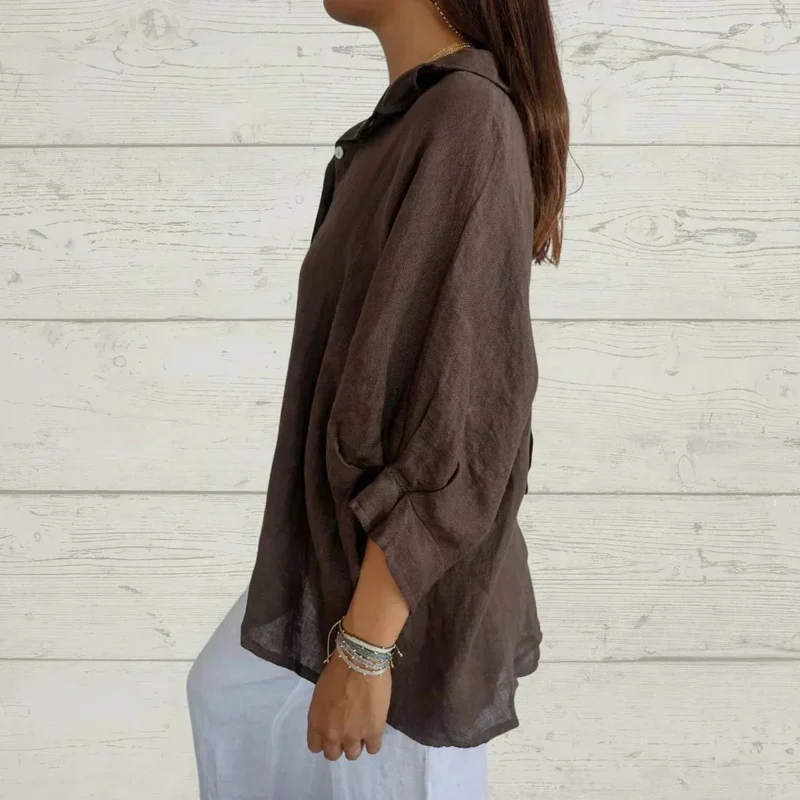 Chemise en Lin et Coton pour Femme