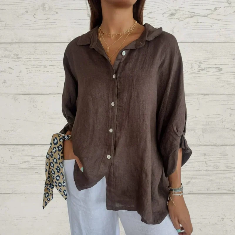 Chemise en Lin et Coton pour Femme