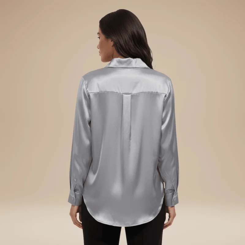 Chemisier élégant pour Femme en tissu satiné