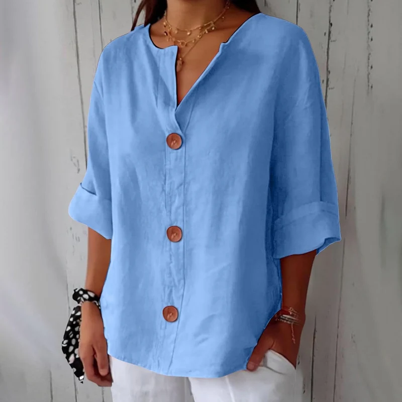 Chemise en Lin Large pour Femme
