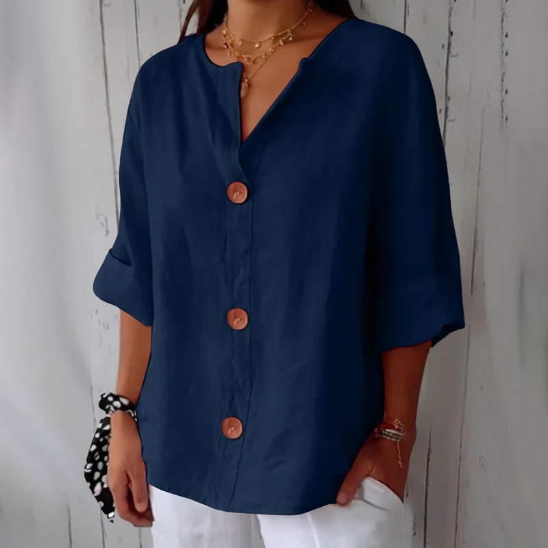 Chemise en Lin Large pour Femme