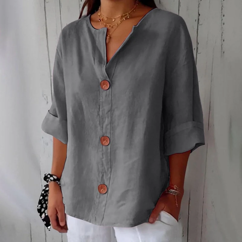 Chemise en Lin Large pour Femme