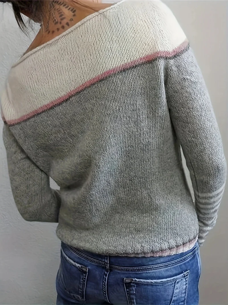 Pull à rayures pour femmes