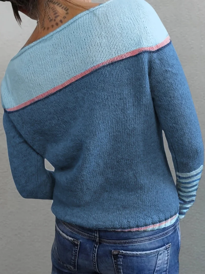 Pull à rayures pour femmes