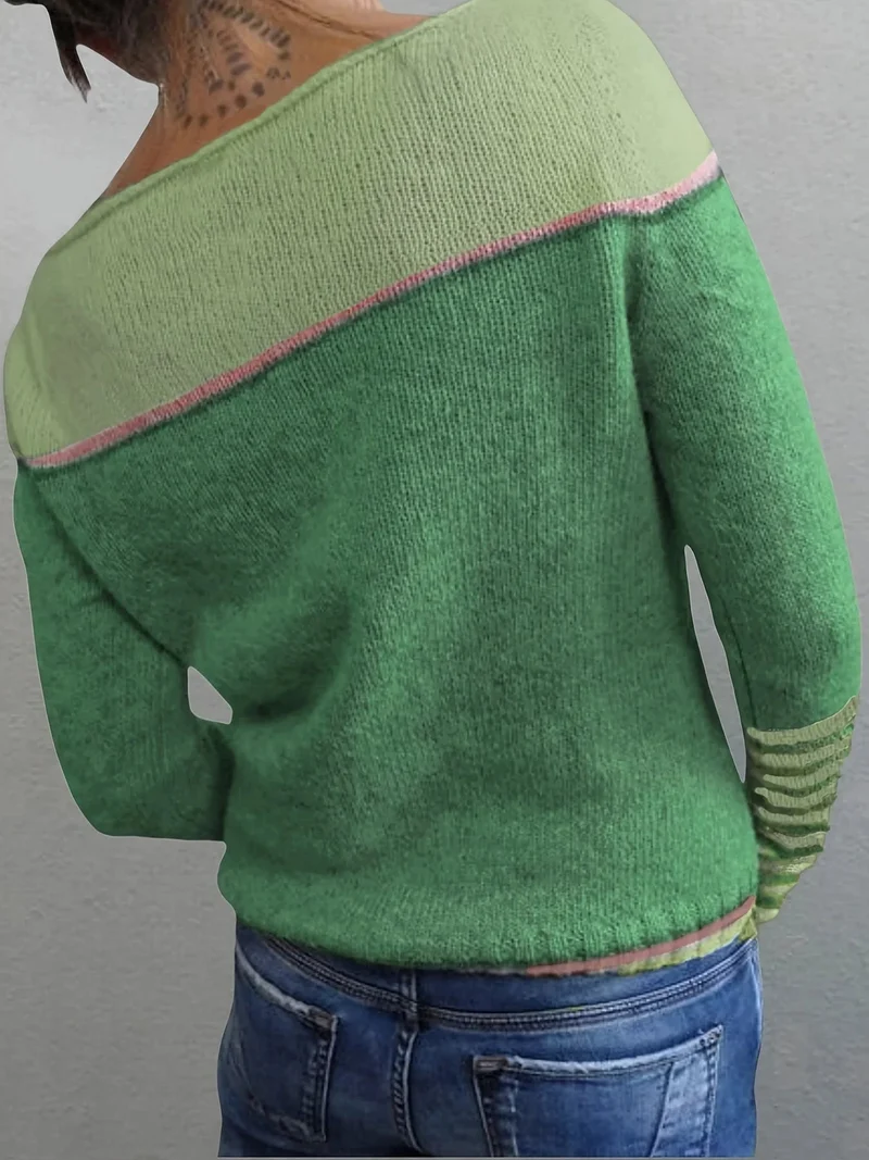 Pull à rayures pour femmes
