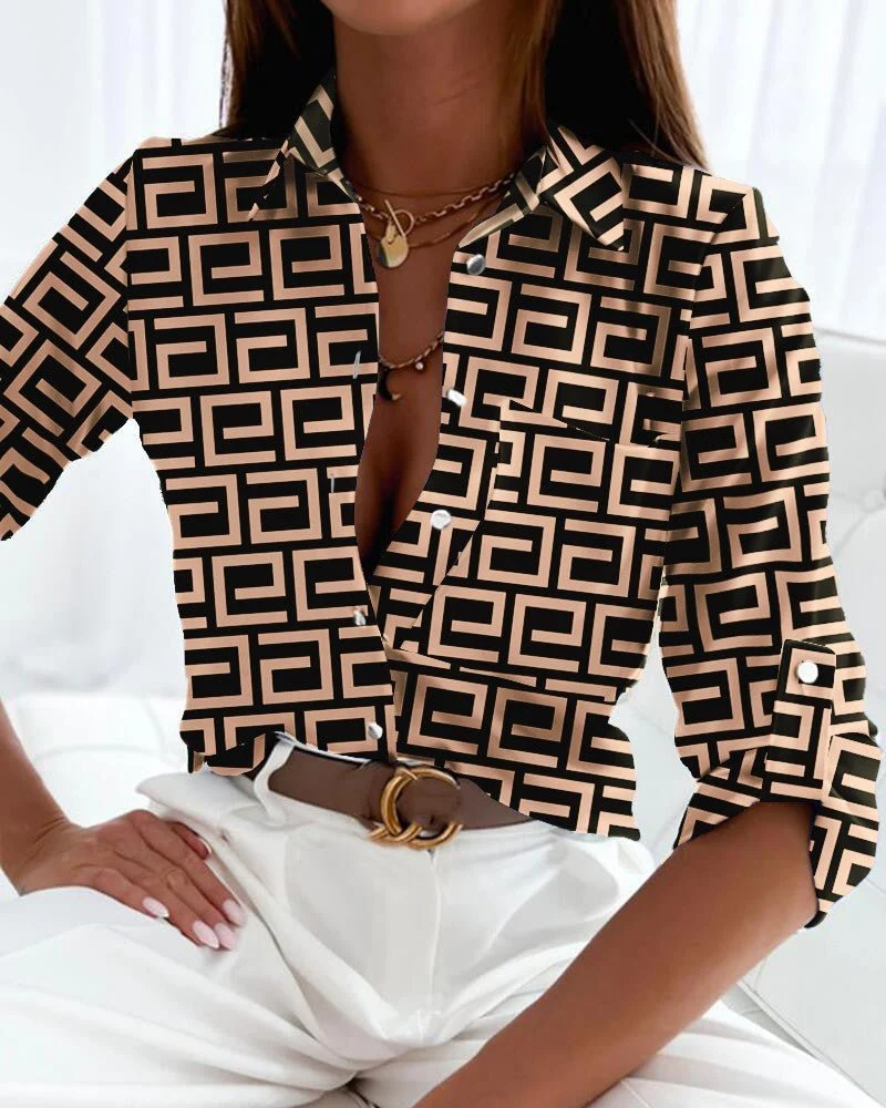 Chemise à manches longues pour femmes