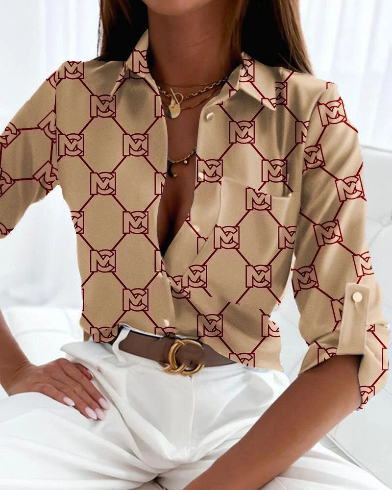 Chemise à manches longues pour femmes