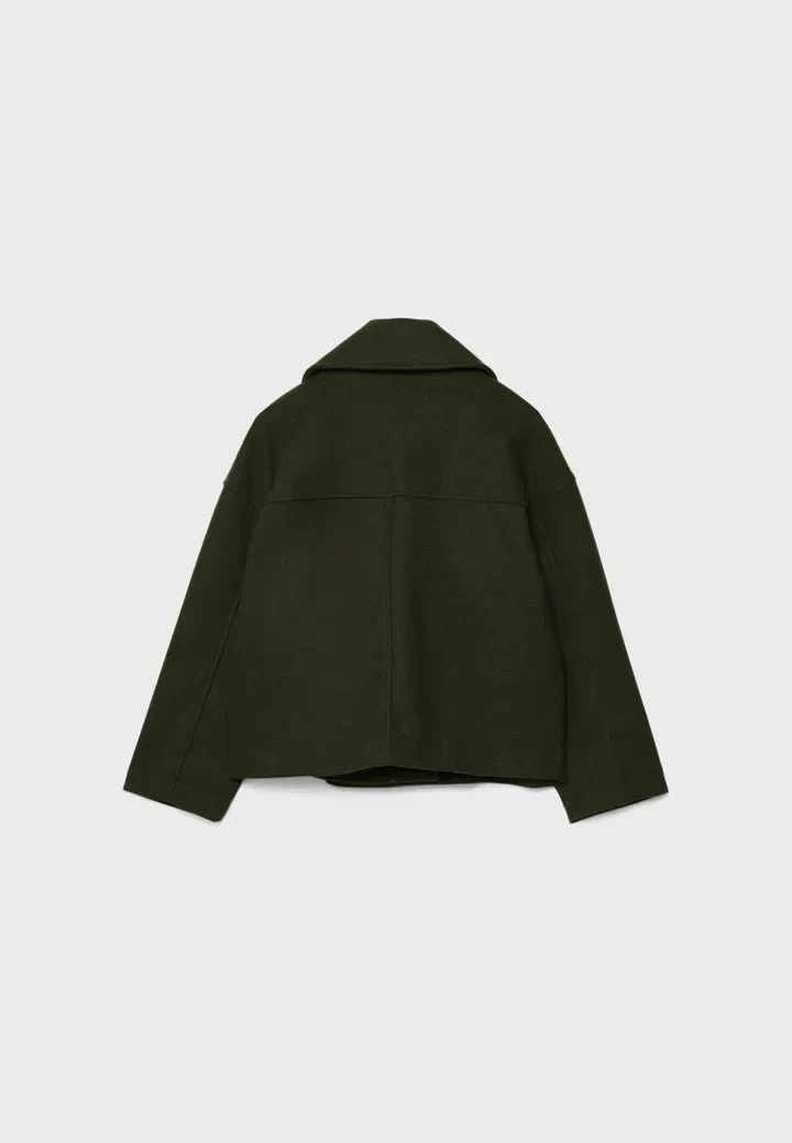 Veste courte à double boutonnage pour femme