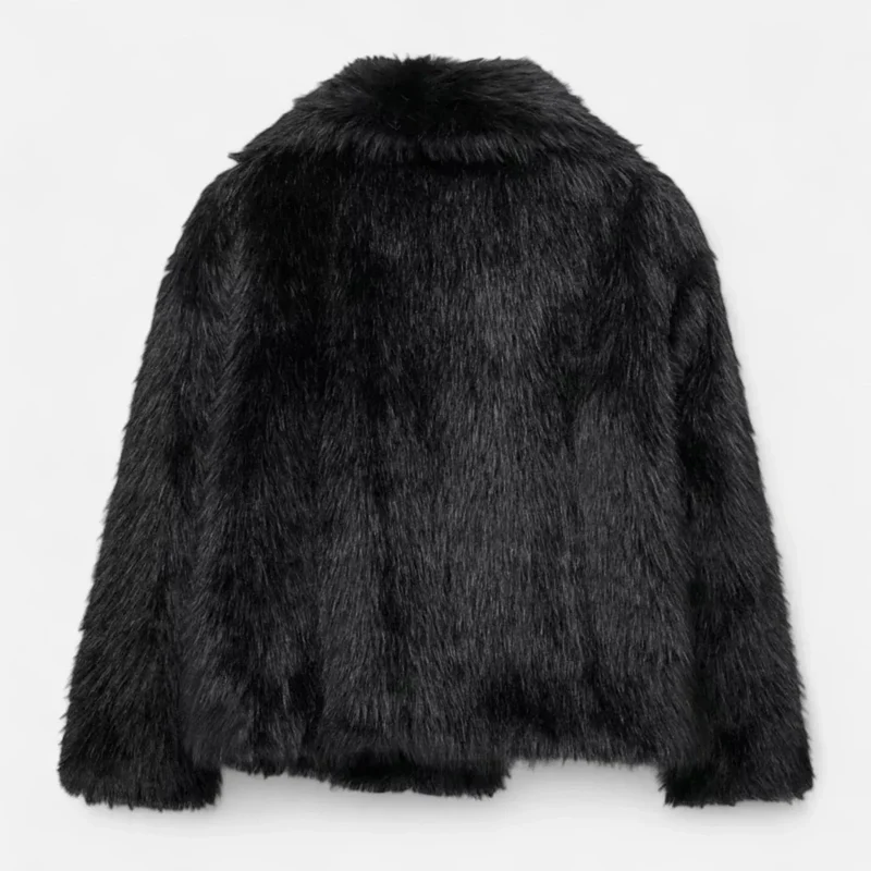 Manteau en fausse fourrure pour femme