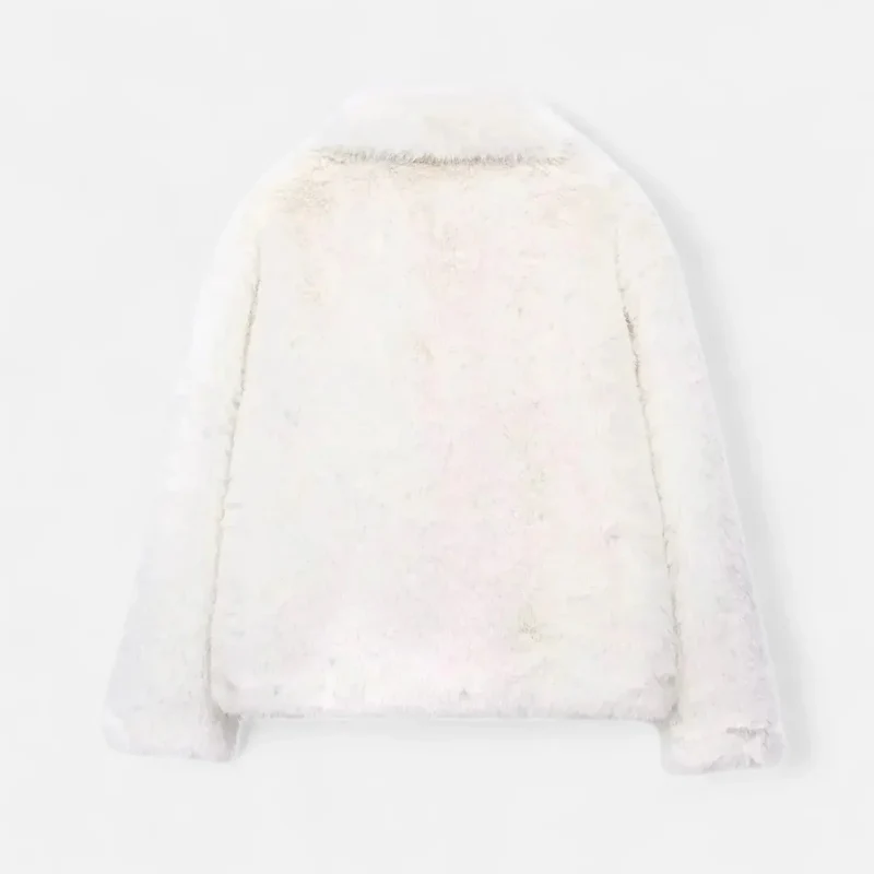 Manteau en fausse fourrure pour femme