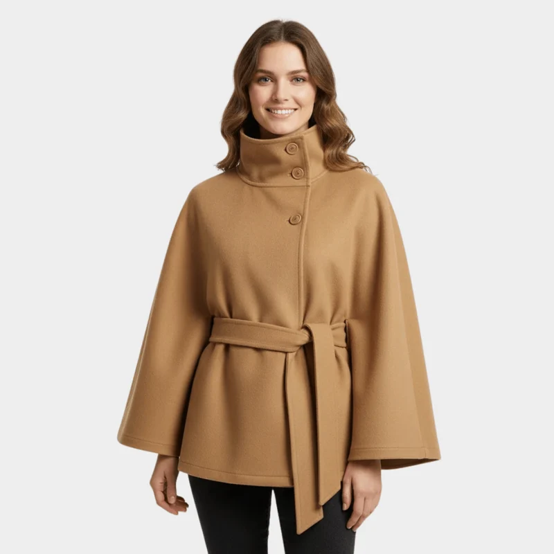 Veste à col montant pour femme